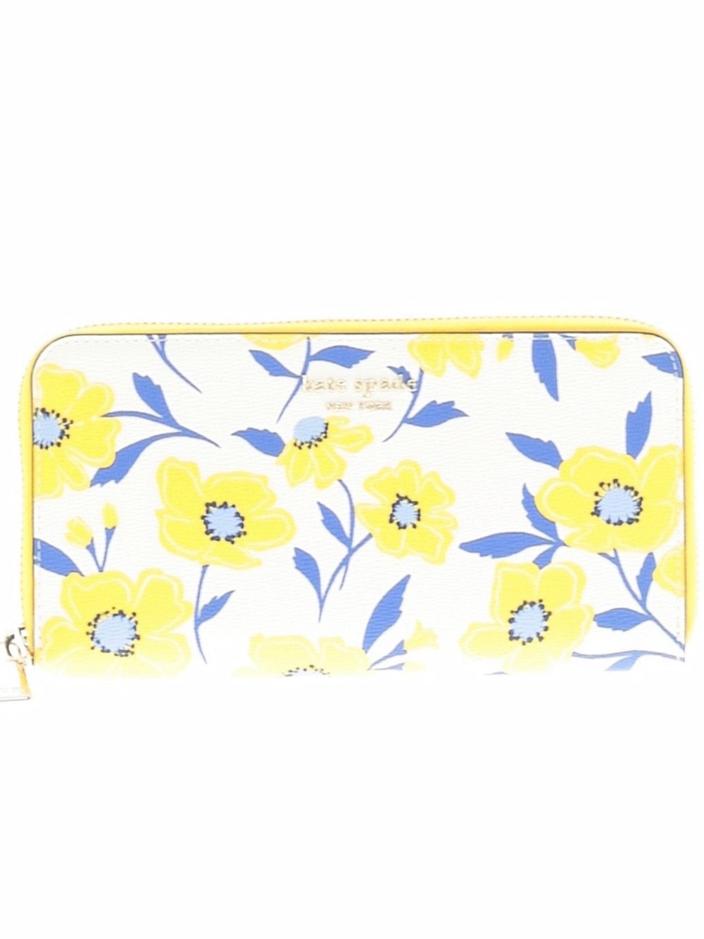 Kate spade Morgan sunshine floral print continental zip around wallet